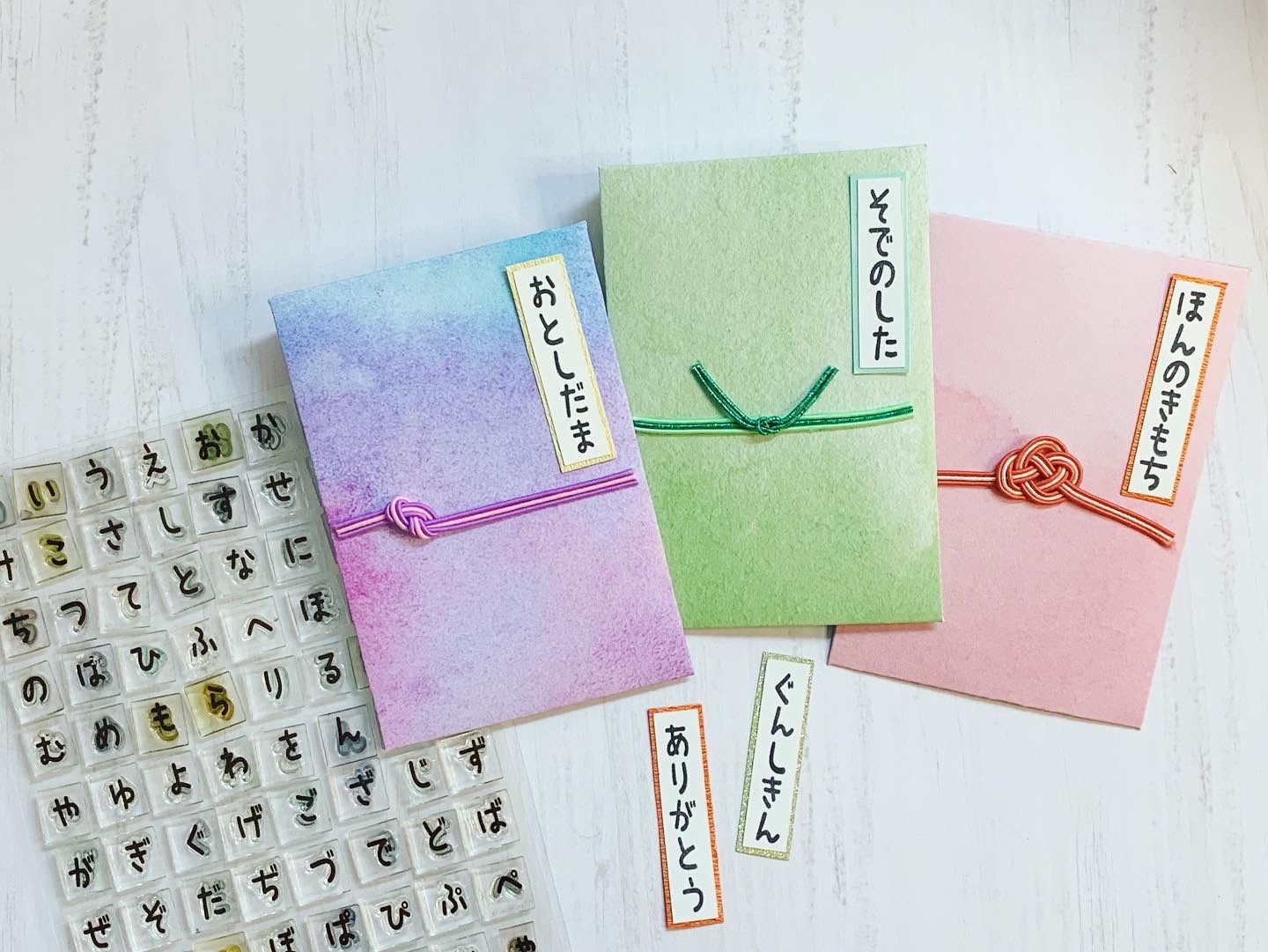 kya　水引　ポチ袋 kya様専用 水引 ポチ袋 ものものや 水引ぽち袋 ありがとう （白） | ゆめ