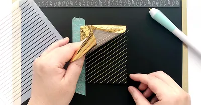 ハンドツールで手軽に箔押し！フォイルペンの使い方