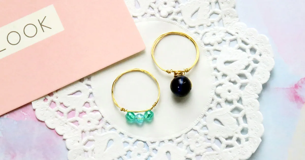 ワイヤーで作る簡単リングの作り方