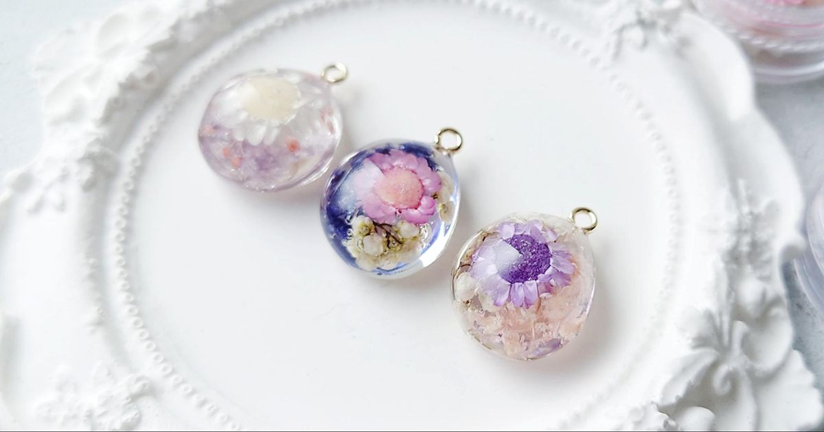 ドライフラワーのアソートセットの組み合わせと配置をそのままに