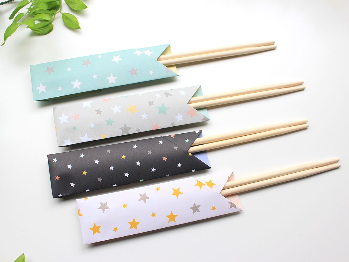 簡単 折り紙を使った基本の箸袋の作り方 Croccha