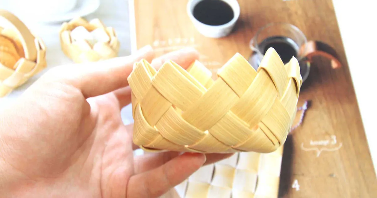 白樺風Timb.テープで作る 暮らしを楽しむかごを作ってみた！