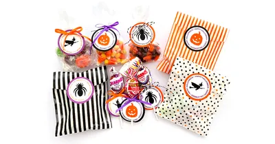 サークルタグでハロウィンのキャンディラッピング
