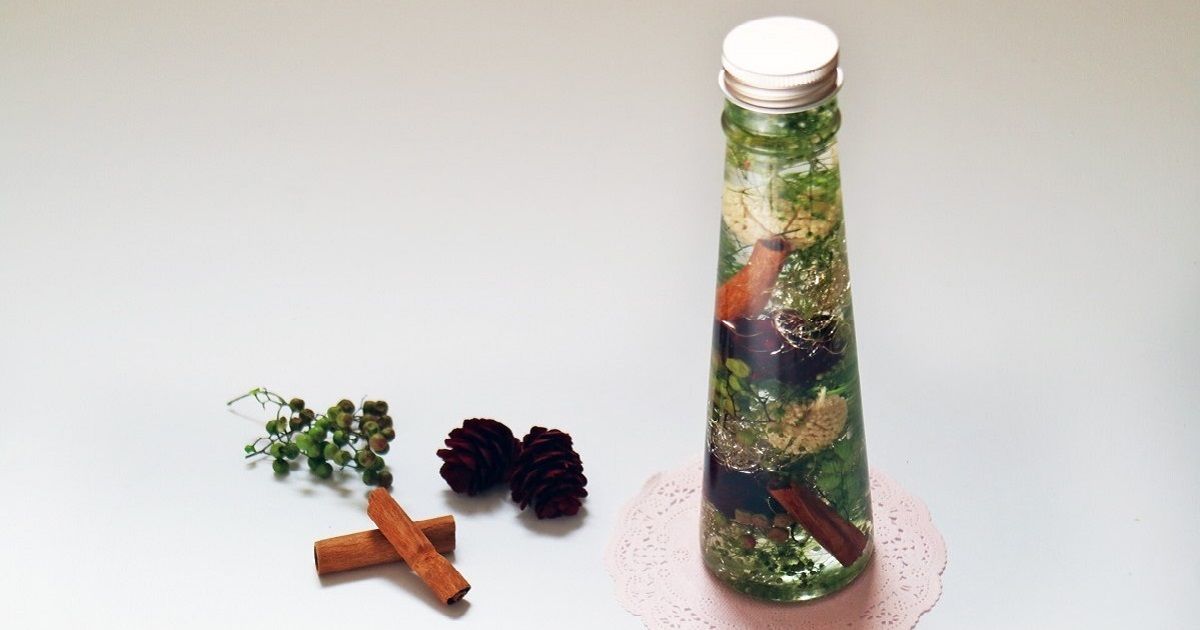 ナチュラルなツリー風ハーバリウムの作り方 | croccha