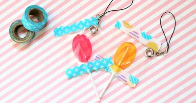 レジンで作るキャンディストラップ
