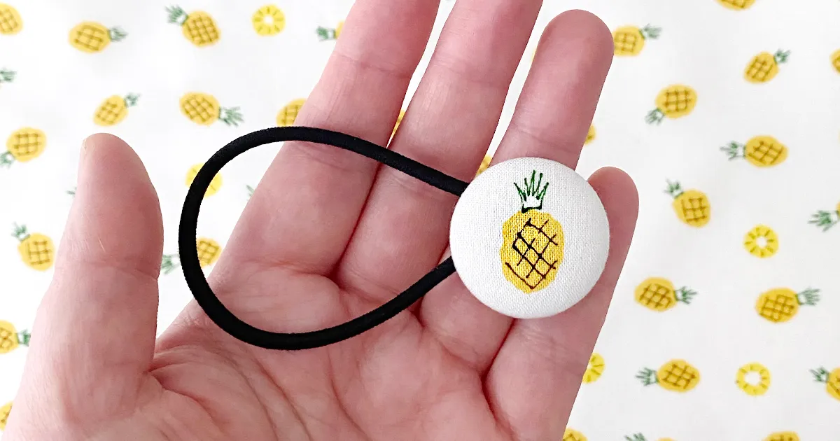 ファブリックボタンの作り方