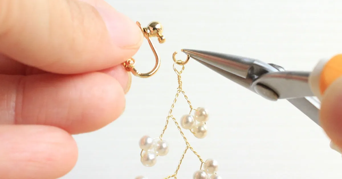 卒園や入学用に！パールを使ったアクセサリーの作り方