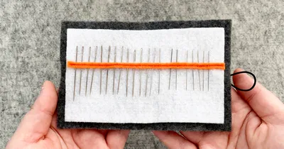 フェルトで簡単ハンドメイド！ニードルケースの作り方