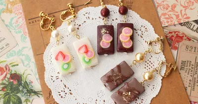 レジンで作るチョコレートみたいなアクセサリーの作り方