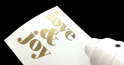 ヒートエンボスでピカピカ＆ツヤツヤ！大判クリスマスフレーズのパーツの作り方
