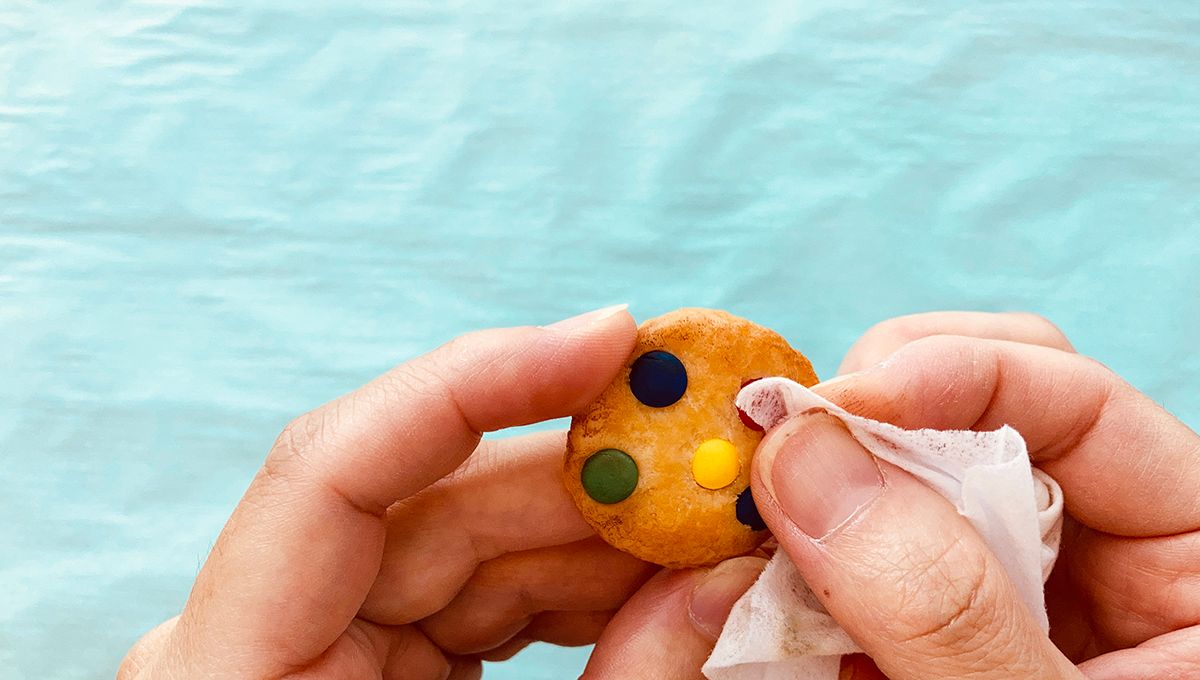 チョコ入りクッキーのフェイクスイーツキーホルダーの作り方 | croccha