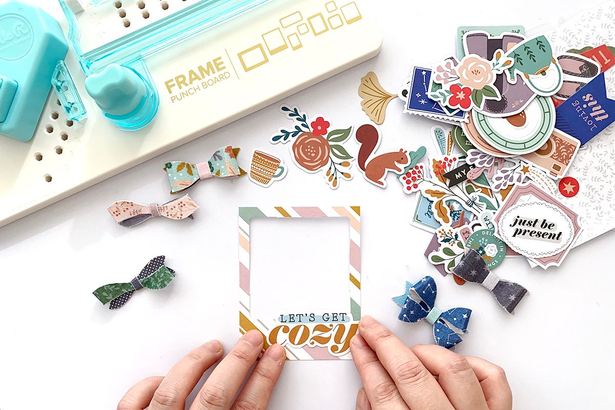 フォトフレームを作ろう！フレームパンチボードの使い方 | croccha