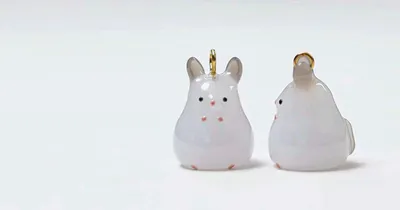 ぽてっとしたフォルムが愛らしい！チンチラの小さなレジンチャームの作り方
