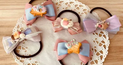 ハンドメイドの粘土パーツを可愛く活用！リボンヘアゴムの作り方