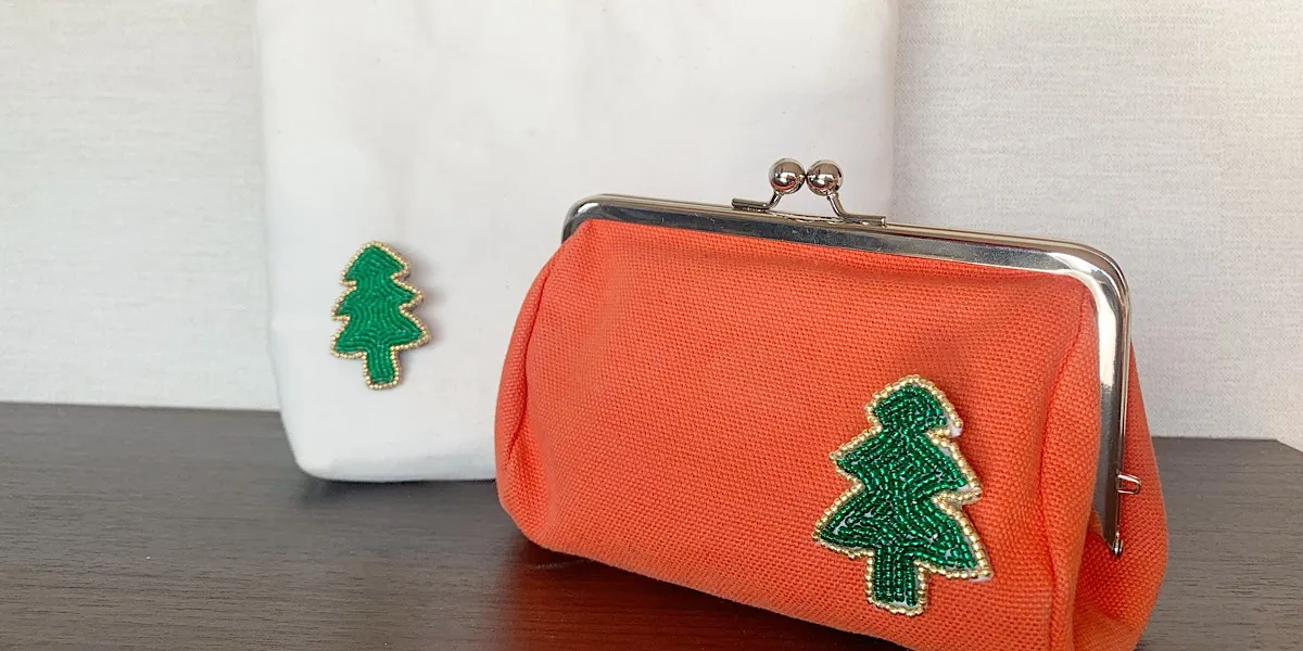 ビーズの花粉症ブローチの作り方