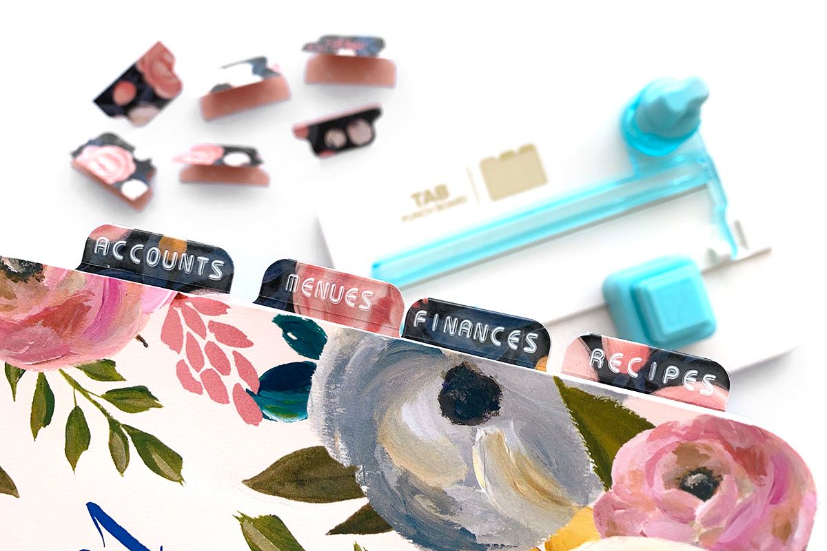 パンチボードでかんたん！プランナータブ（インデックス）の作り方