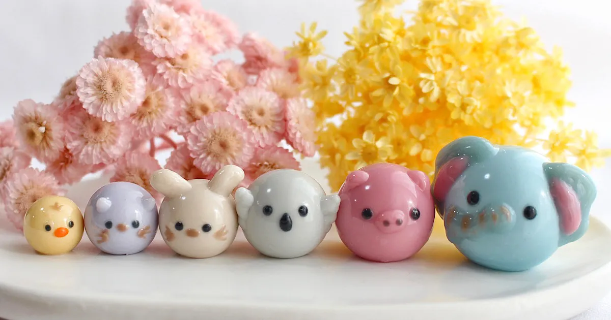 球体モールド1つで簡単！レジンで作るころんと可愛い小さな動物の仲間たち