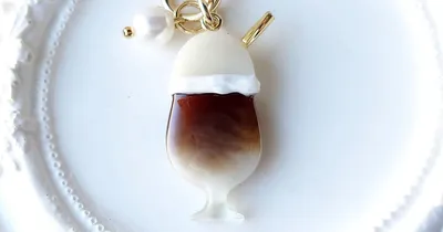 夏にうれしい冷んやりドリンク！レジンのコーヒーフロートの作り方