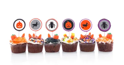ハロウィンパーティー！カップケーキトッパーの作り方