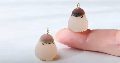 定番モールドだけで作る！ころんと可愛らしいレジンのすずめの作り方