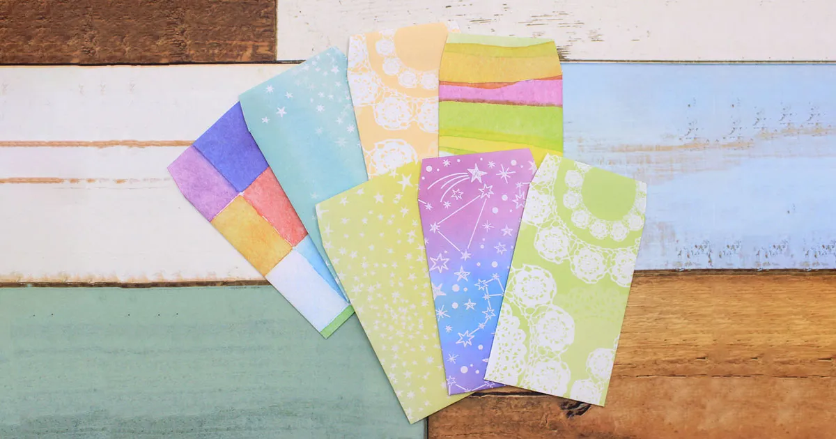 簡単！テンプレートを使ったぽち袋の作り方