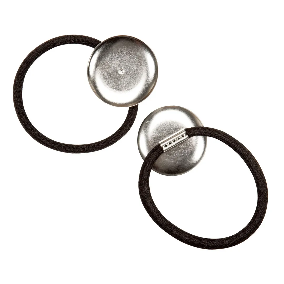 台付ゴム　フラワー資材　アクセサリー金具　AZ000093　3コ入