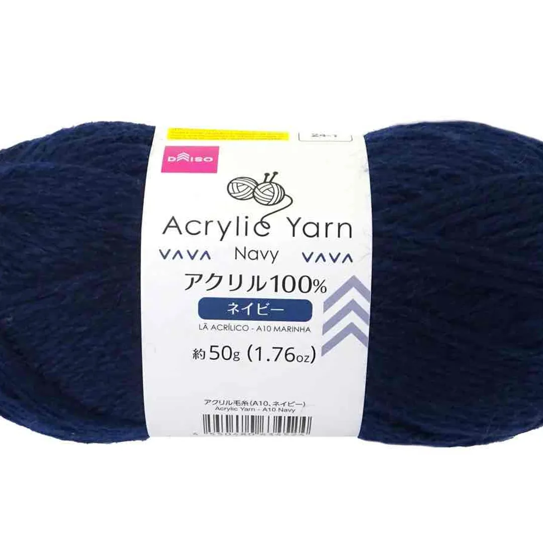 Acrylle yarn（ネイビー）