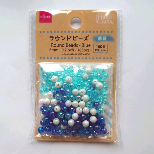 ダイソー ラウンドビーズ 6mm を使った作品 ハンドメイド好きが集まるアプリ Croccha クロッチャ