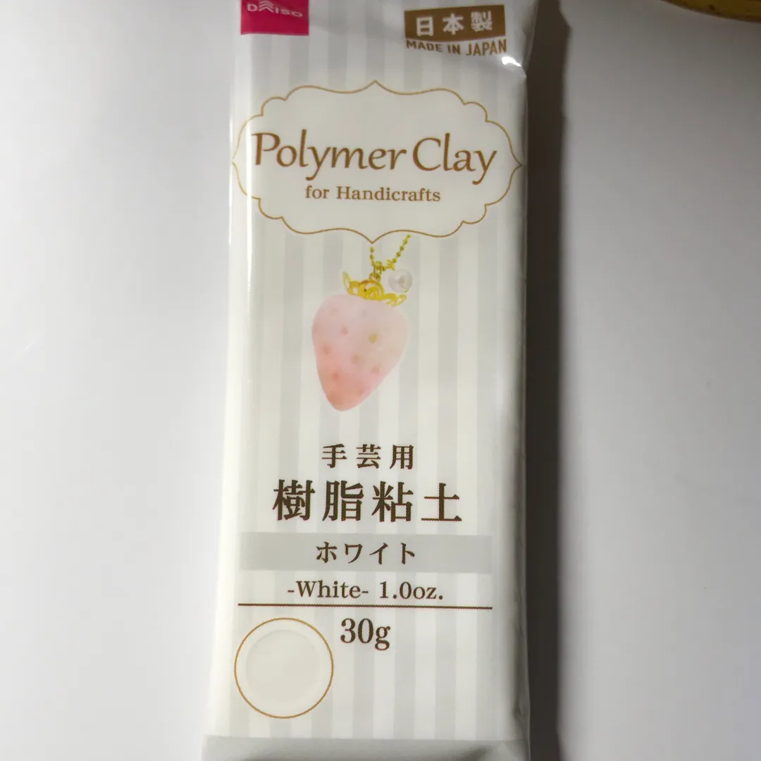 手芸用樹脂粘土ホワイト30ｇ