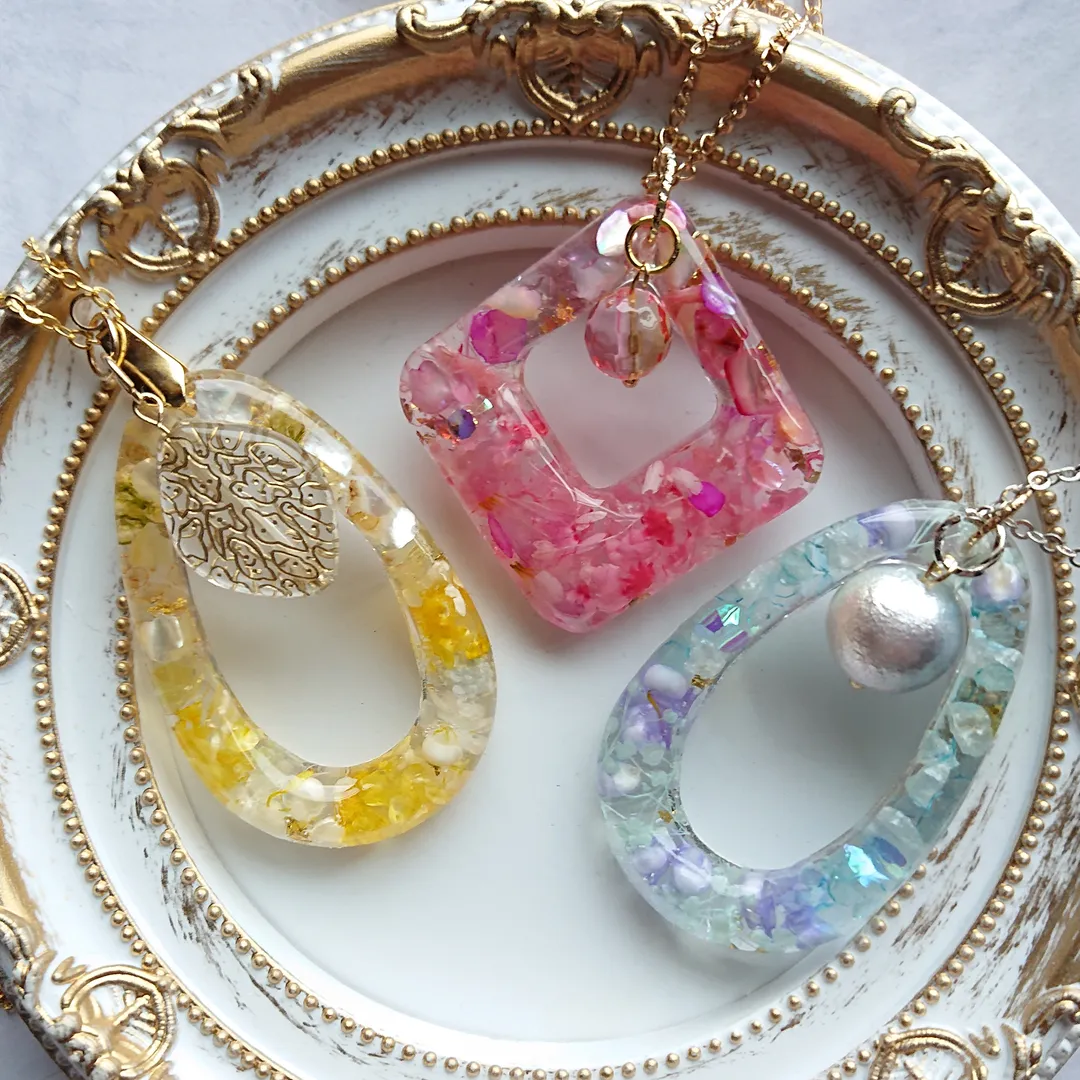 tomomama0831さんのレジン作品 | 作家のためのレジン cocotte 限定コラボラベル 100...