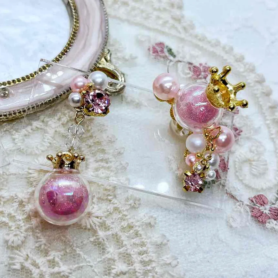 pinkyさんのパーツ
アクセサリー作品 | ガラスドーム 球型 クリア 16mm 約10個 10ヶ ガラ...