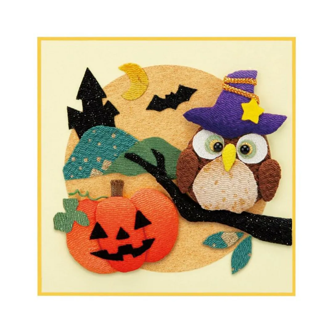 さくらほりきりさんのパッチワーク・キルト作品 | ニュー豆ごよみ・十月（ハロウィン）