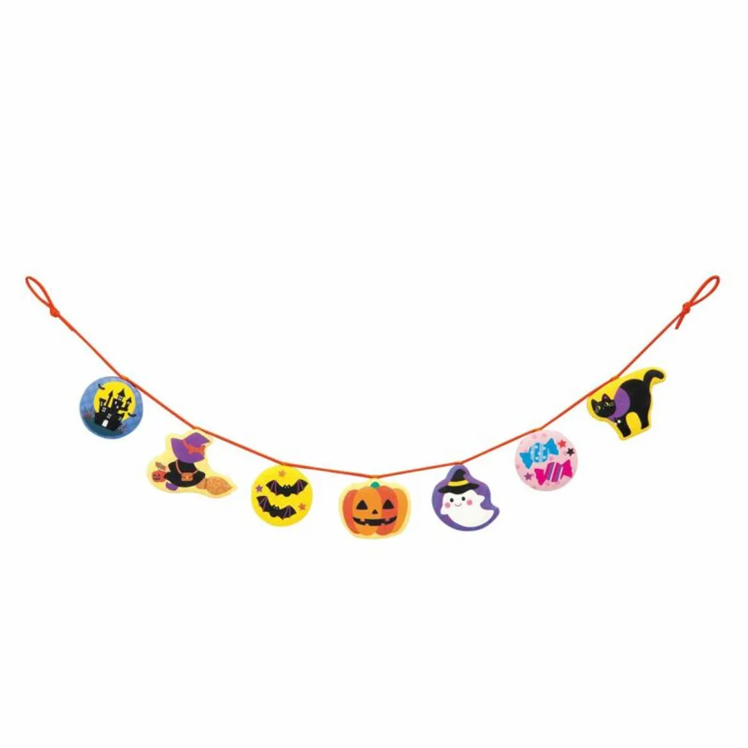 さくらほりきりさんのパッチワーク・キルト作品 | ガーランド・ハロウィン