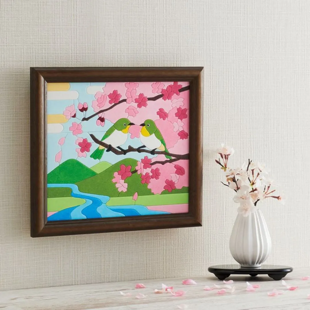 さくらほりきりさんのその他の
ハンドメイド作品 | パウダーアート・夫婦メジロと桜(絵柄のみ)