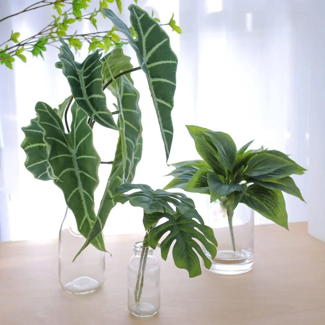 マイフラさんのフラワークラフト作品 | MAGIQ　フレッシュホスタリーフ ブッシュ　グリーン　アー...