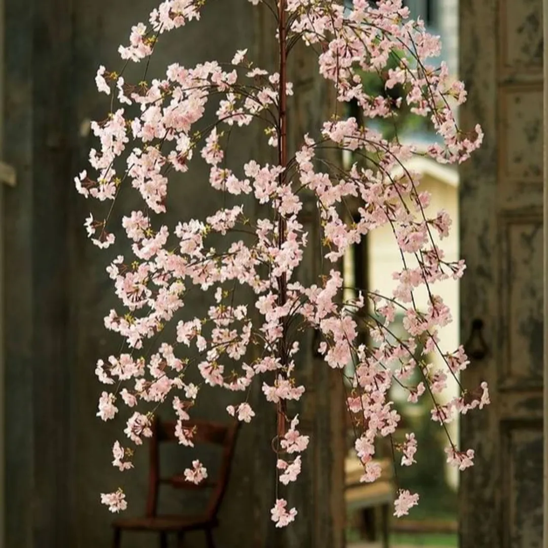 マイフラさんのフラワークラフト作品 | MAGIQ　薄紅の桜　バイン　ピンク　アーティフィシャルフラ...