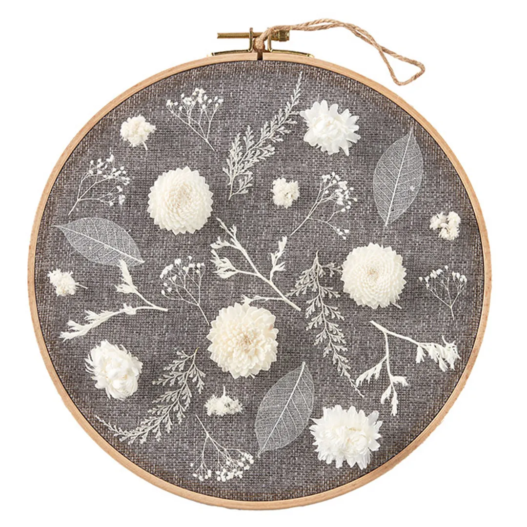 マイフラさんのフラワークラフト作品 | ちょこウォール　ドライカレイド　アレンジメント　ドライフラワ...