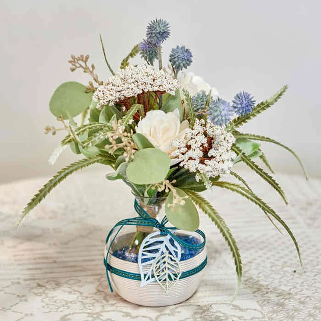 マイフラさんのフラワークラフト作品 | クレイ　courbe　9Φ10H　花器　ガラス　一輪挿し　花...