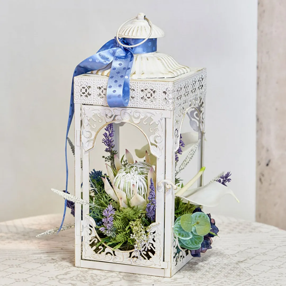 マイフラさんのフラワークラフト作品 | スプレンダアンスリウム M　ホワイト　アーティフィシャルフラ...