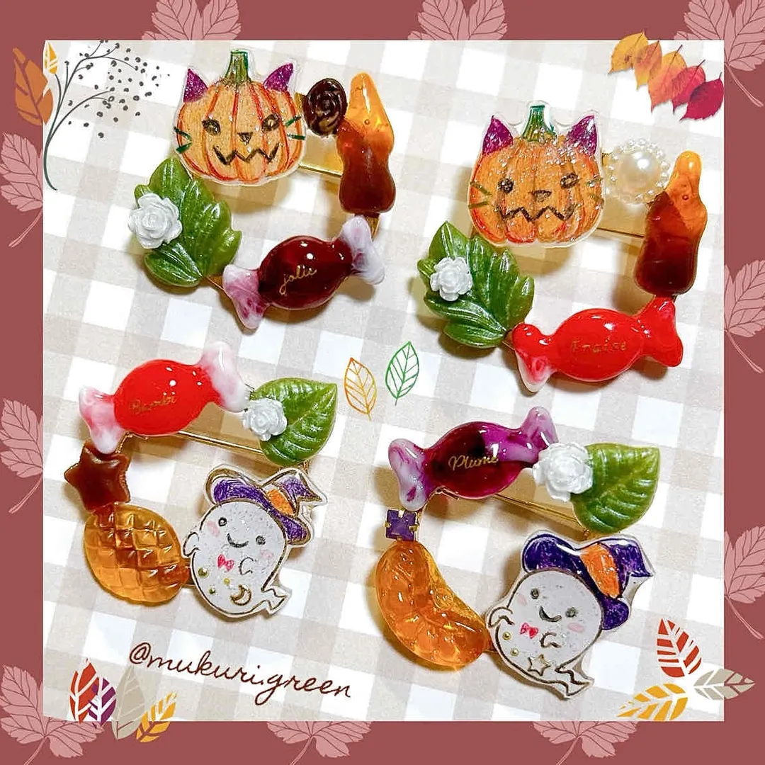 MUKURIさんのレジン作品 | レジン液 作家のためのレジン 100g 200g 400g ...
