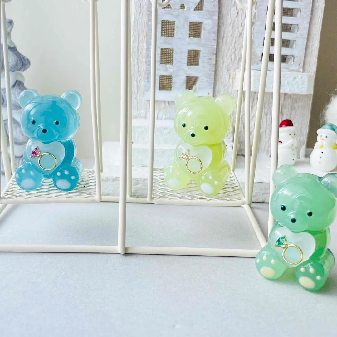 kokomin__0808さんのレジン作品 | 「レジン用着色剤 宝石の雫 基本12色セット」 お試しセット...