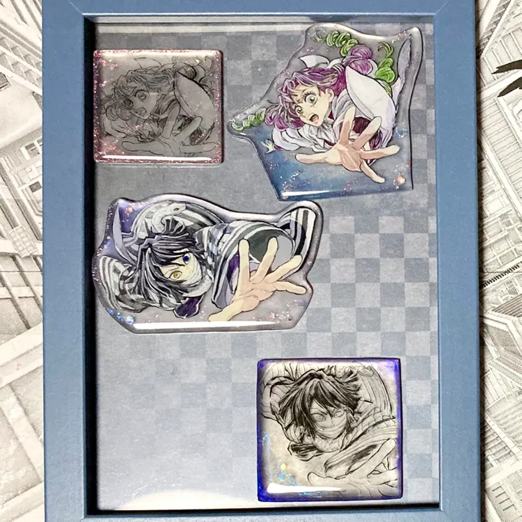 mako_craft_pla0830さんのプラバン作品 | プラ板 イカリボシ 透明/半透明 A4/B4
