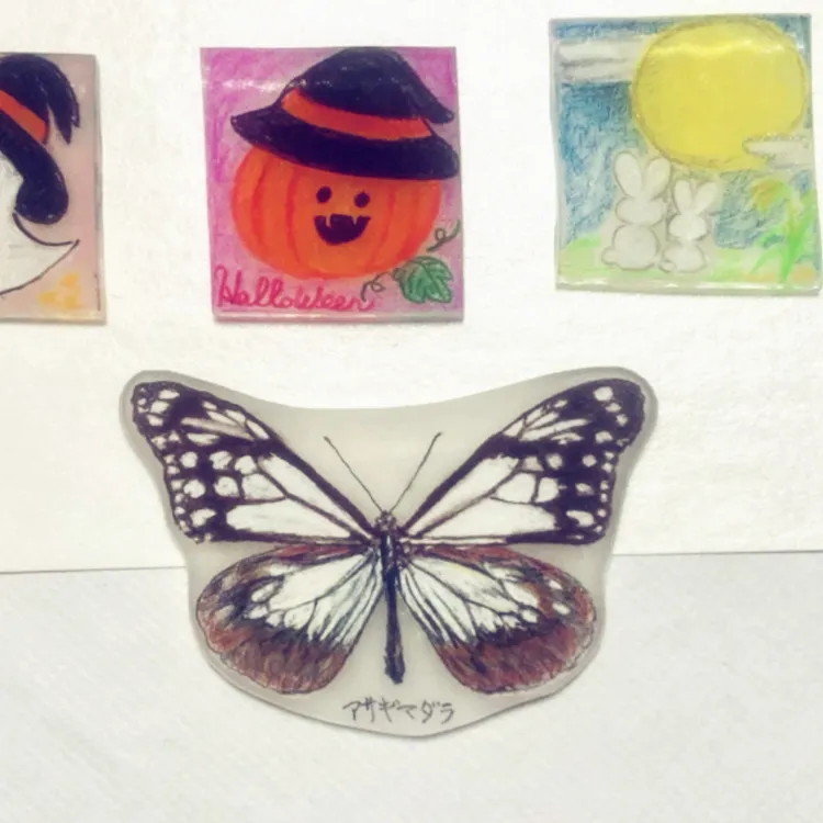 mako_craft_pla0830さんのプラバン作品 | プラ板 イカリボシ 透明/半透明 A4/B4