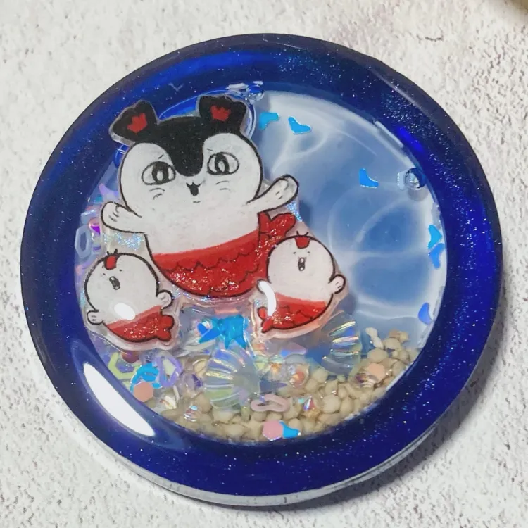 mako_craft_pla0830さんのレジン作品 | プラ板 イカリボシ 透明/半透明 A4/B4