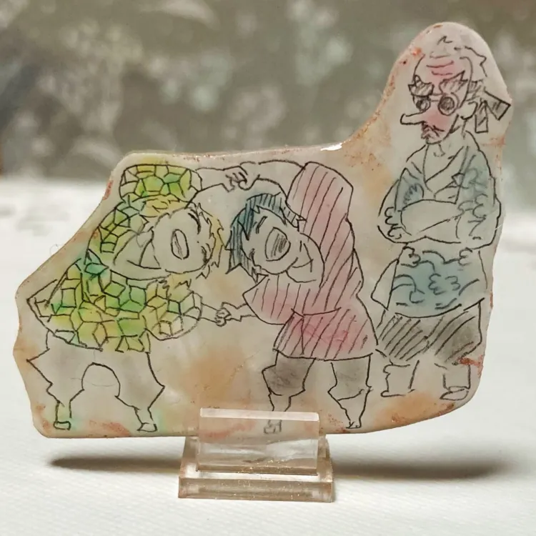mako_craft_pla0830さんのプラバン作品 | プラ板 イカリボシ 透明/半透明 A4/B4
