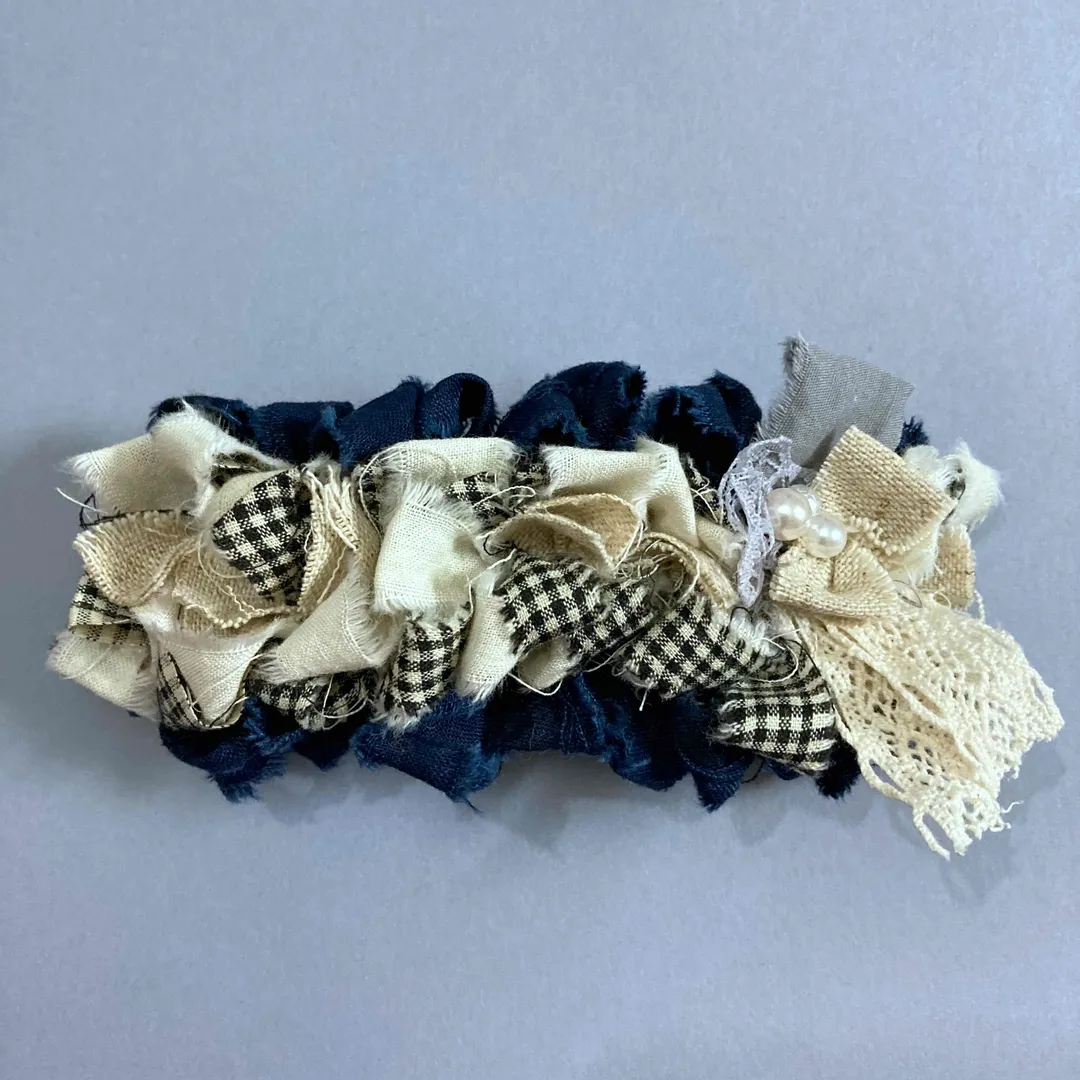 マリーさんの編み物作品 | 【ヘア土台】バレッタ ヘアアクセサリー ヘアクリップ 基本パ...