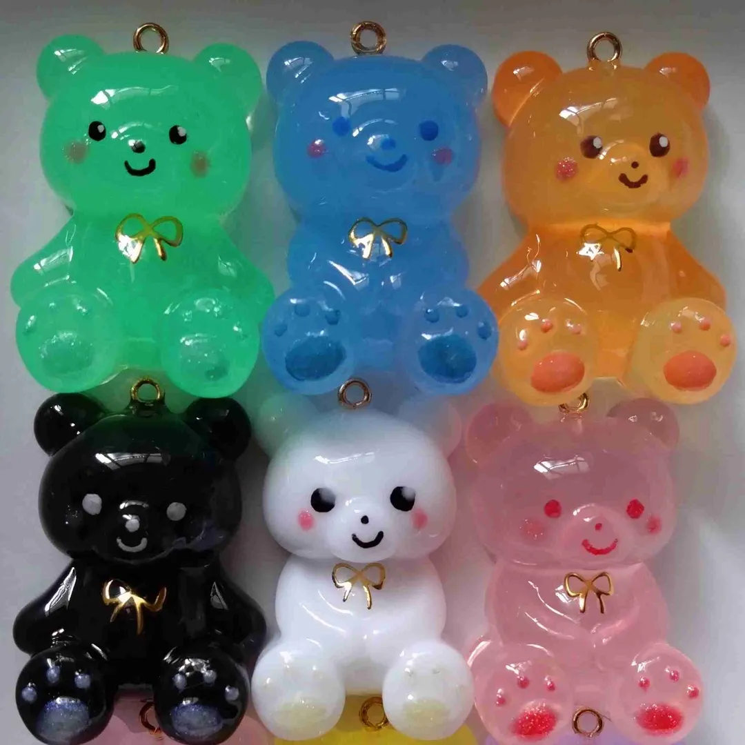 nyaminyamaさんのレジン作品 | 【20％オフ！】 宝石の雫 パステルカラーセット コットンキ...