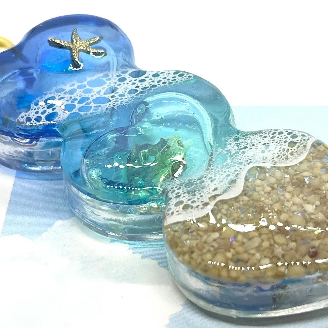 fujikoさんのレジン作品 | 【高粘度 ぷっくり レジン液】高評価★4.8「 作家のための...