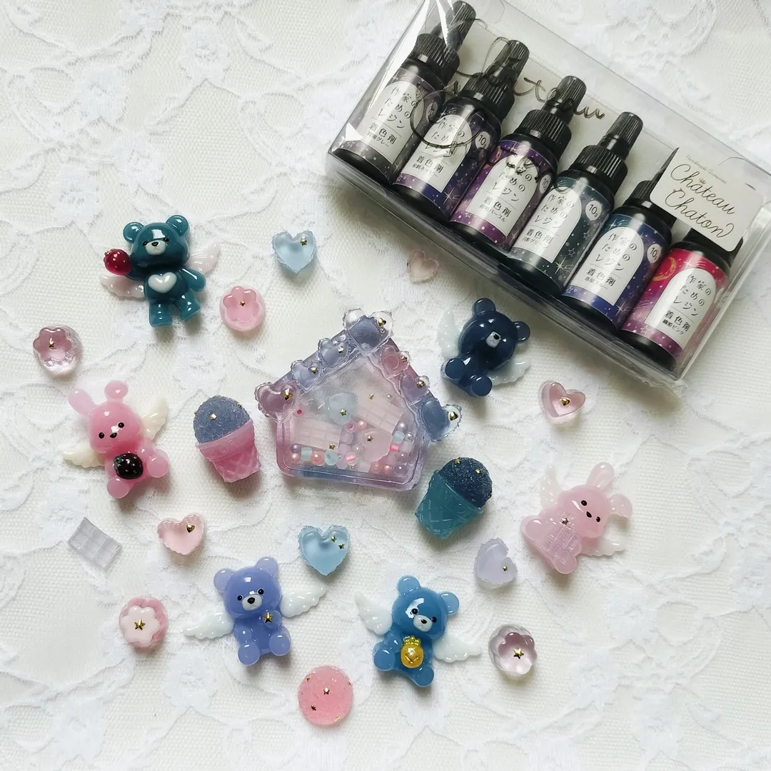 Lizeさんのレジン作品 | 【定期便】作家のためのレジン 200g