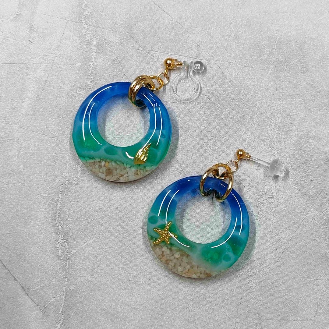 琉球ガラス ヘアゴム ペア 琉球ガラス ヘアゴム ペア 琉球ガラス